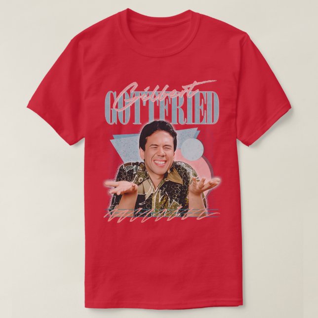 Gilbert Gottfried Retro Fan Design T-Shirt (Design vorne)