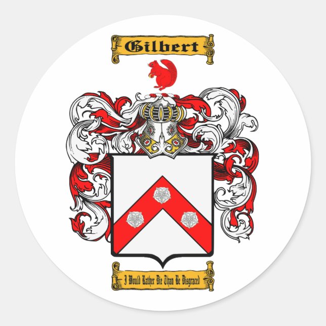 Gilbert Runder Aufkleber (Vorderseite)