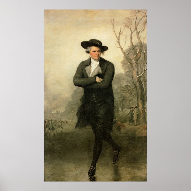 Gilbert Stuart Der Skater William Grant Portrait Poster (Vorne)