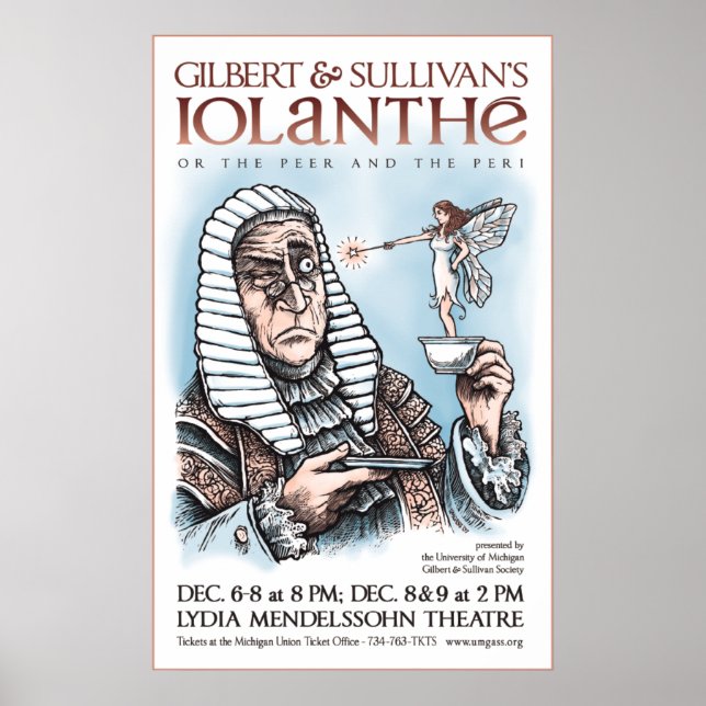 Gilbert & Sullivan's Iolanthe Poster (Vorne)