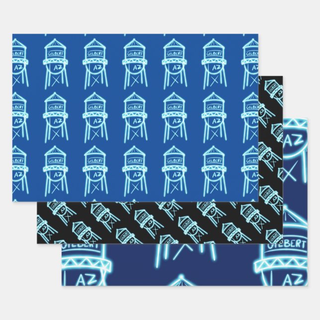 Gilbert-Wasserturm-Geschenk Geschenkpapier Set (Set)