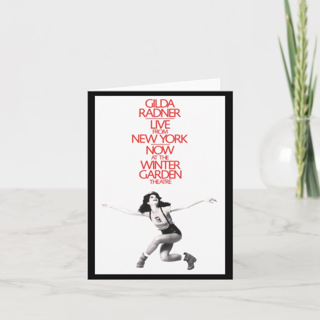 Gilda Radner Live From New York _1  Karte (Vorderseite)