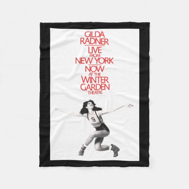Gilda Radner Live From New York  Fleecedecke (Vorderseite)