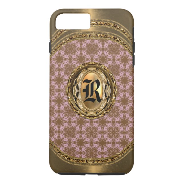 Gildaferst Elegant Cool Monogram Plus Case-Mate iPhone Hülle (Rückseite)