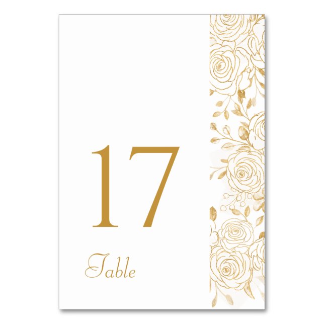 GILDE Blüten Tischnummer (Vorderseite)