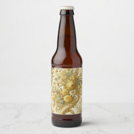 Gilde Gold - Barockfloral Bierflaschenetikett