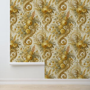 Gilde Gold - Barockfloral Tapete