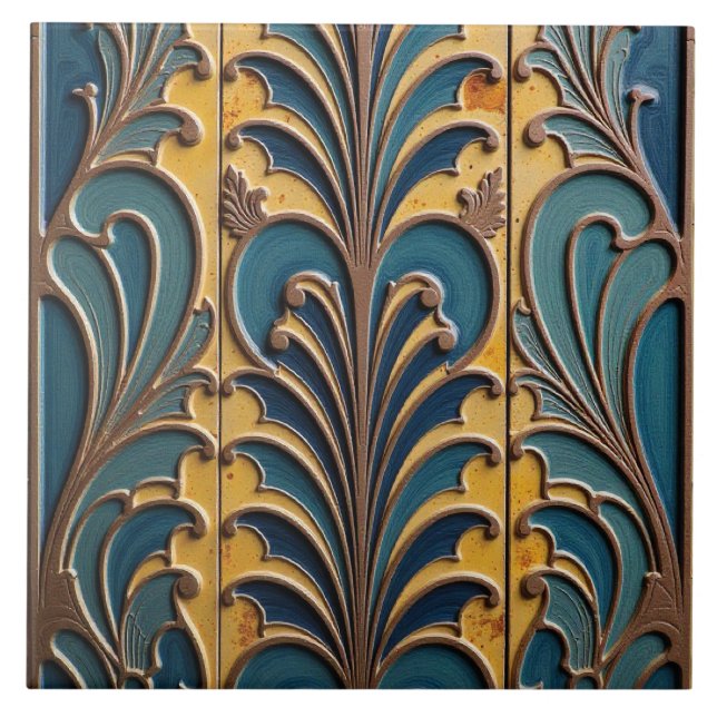 Gilded Age Revival Fliese (Vorderseite)