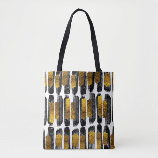 Gilded Artistry: Black & Gold Abstrakt