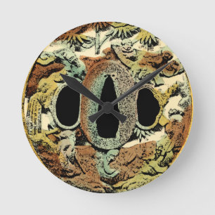 Gilded Asian Medallion by Vision Studio Runde Wanduhr