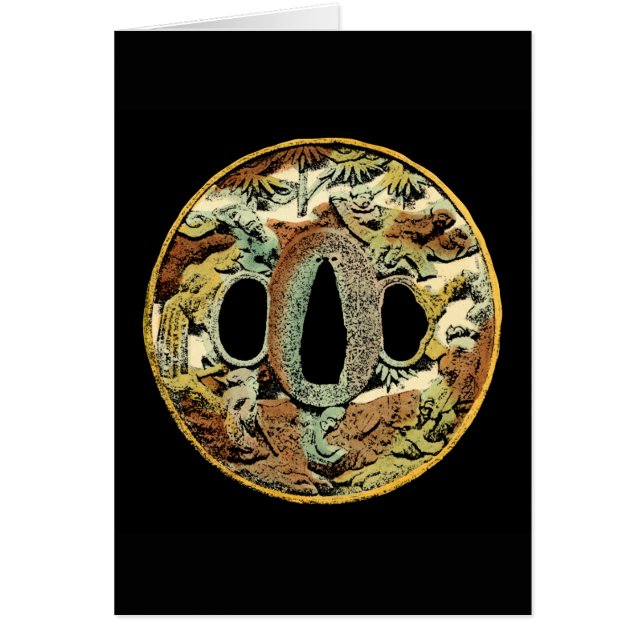 Gilded Asian Medallion von Vision Studio (Vorne)