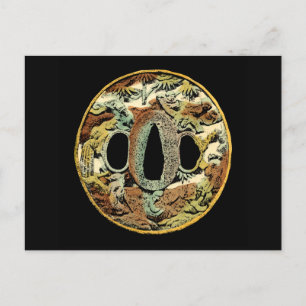 Gilded Asian Medallion von Vision Studio Postkarte