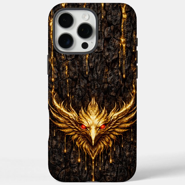 Gilded Bark Liquid Gold Phoenix  Case-Mate iPhone Hülle (Rückseite)