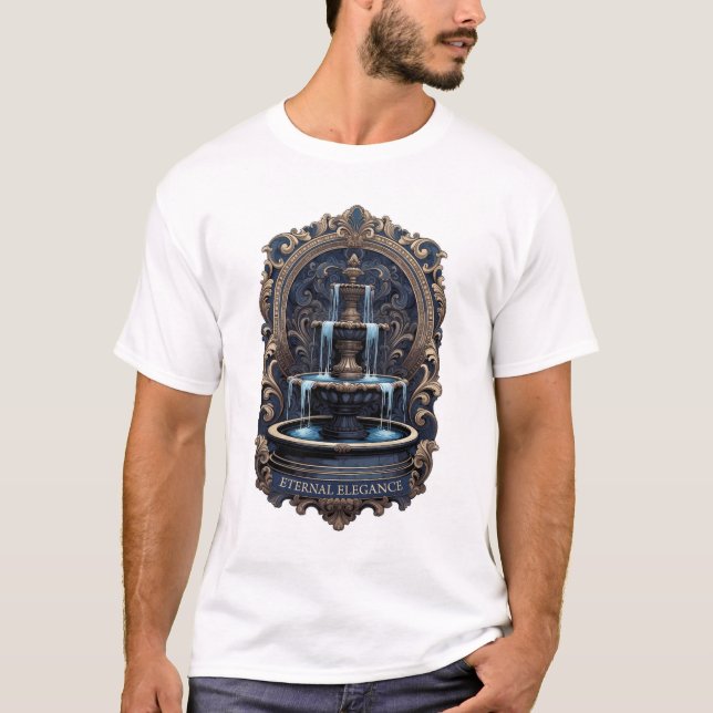 Gilded Baroque Fountain T-Shirt, Premium T-Shirt (Vorderseite)