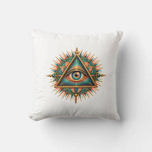 Gilded Compass Eye Wurfkissen Kissen