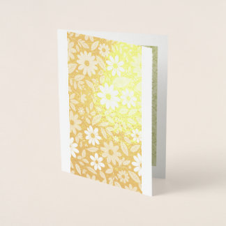 Gilded Daisies Folienkarte