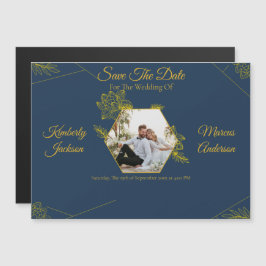 Gilded Elegance Hochzeit Save The Date Magnet