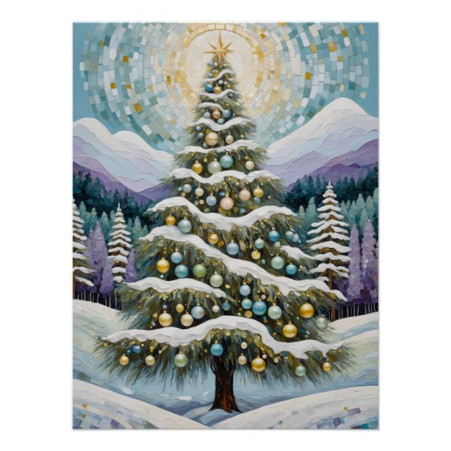 Gilded Evergreen Poster (Vorderseite)