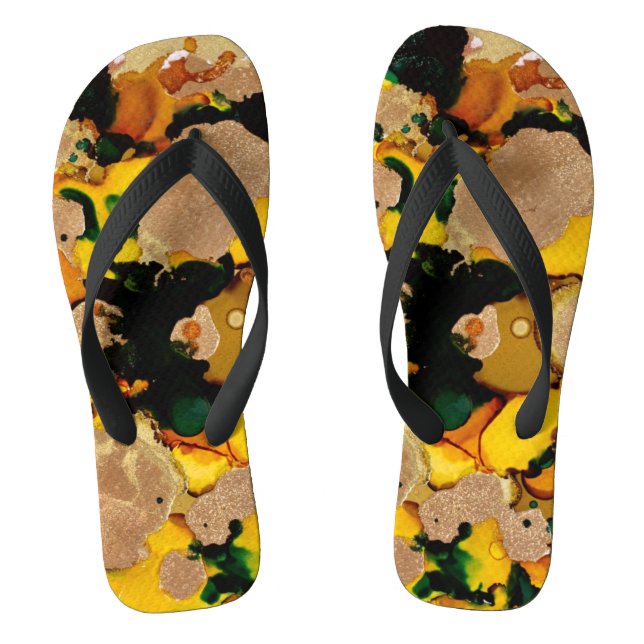 Gilded Flip Flops (Fußbett)