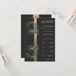 Gilded Floral Elegance UAWG Einladung