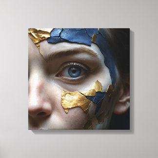 Gilded Fracture Leinwanddruck