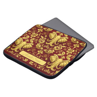 Gilded Grace: Asante Sana Mara Trumpeting Gold Laptopschutzhülle