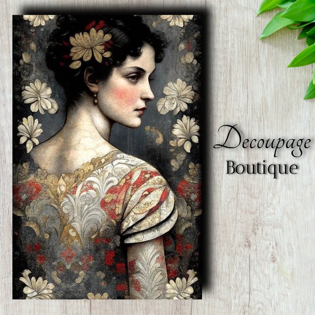 Gilded Grace Decoupage Seidenpapier (Gilded Grace Decoupage Tissue Paper)