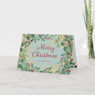 Gilded Greenery Frohe Weihnachten