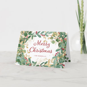 Gilded Greenery   Frohe Weihnachten