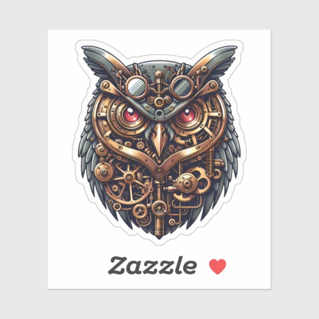 Gilded Guardians - 1 of 7 - Ollie Aufkleber (Blatt)