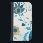 Gilded Indigo Blume mit weißem Hintergrund Samsung S4 Geldbeutel Hülle<br><div class="desc">Eine Erica J. Vess Original,  vergoldete indigo Blume Erholung auf einem weißen Hintergrund. Ein einfaches,  subtiles Gemälde,  das jeder als Geschenk erhalten würde!</div>