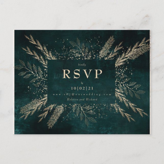 Gilded Meadow Postkarte (Vorderseite)