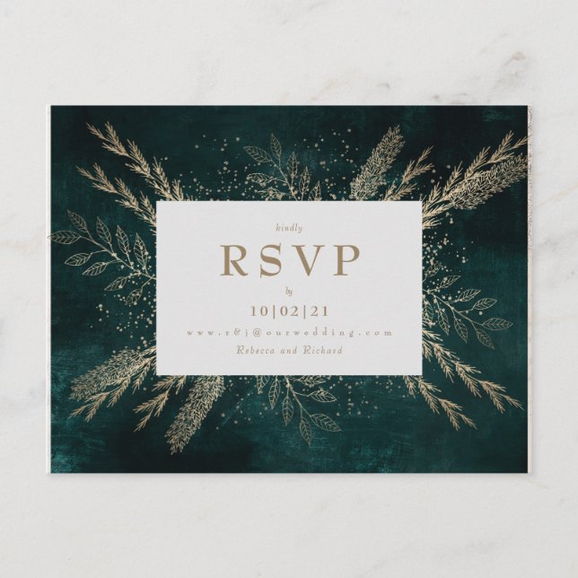 Gilded Meadow Postkarte (Vorderseite)