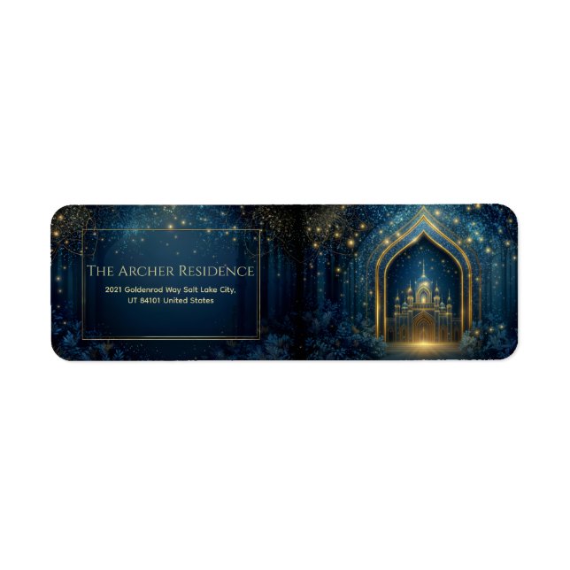 Gilded Palace Arch Midnight Fantasy Return Address (Vorne)