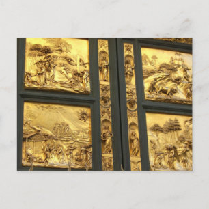 Gilded Panels Florence Postkarte
