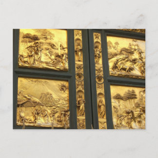 Gilded Panels Florence Postkarte
