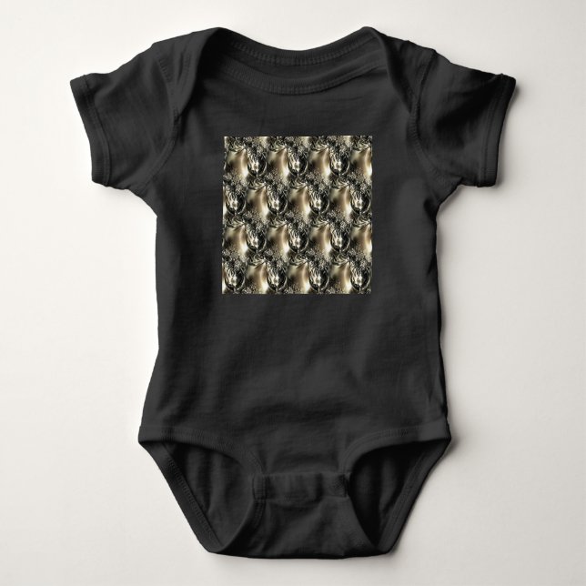 Gilded Pearls Baby Strampler (Vorderseite)