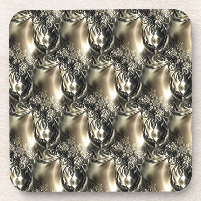 Gilded Pearls Getränkeuntersetzer (Vorderseite)