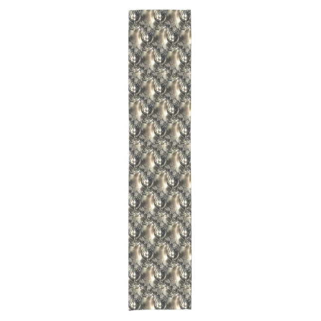Gilded Pearls Kurzer Tischläufer (Vorderseite)