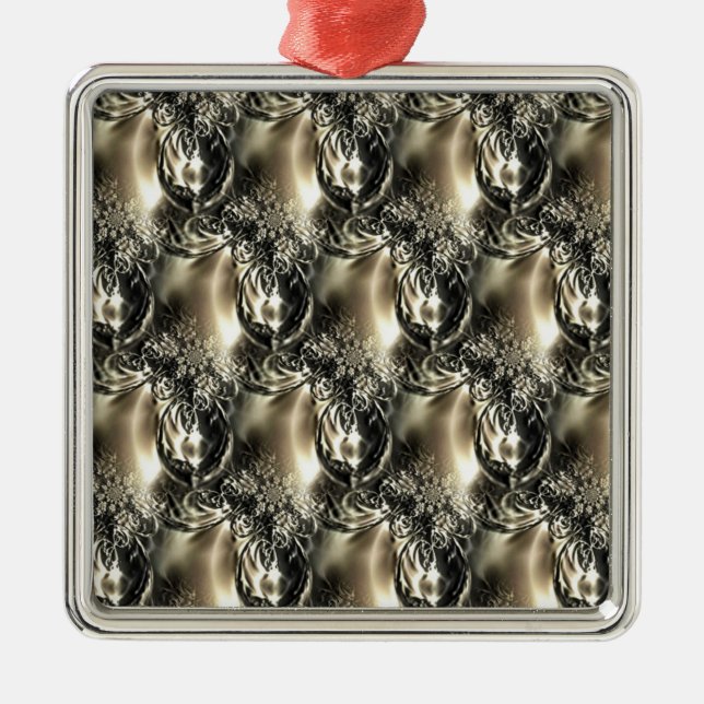Gilded Pearls Ornament Aus Metall (Vorne)