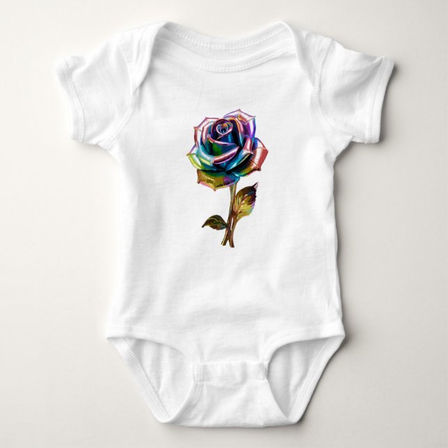 Gilded Petals Baby Strampler (Vorderseite)