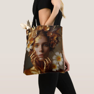 Gilded Pre-Raphaelite Woman 3