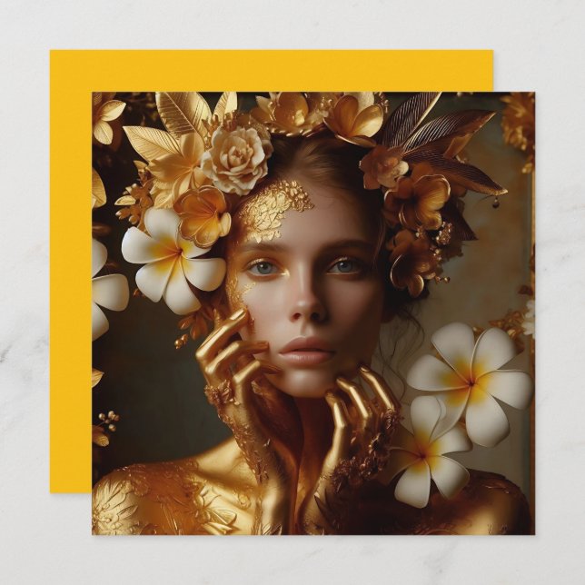 Gilded Pre-Raphaelite Woman 3 (Vorne/Hinten)