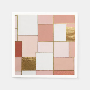 Gilded Rose Geometrie Serviette