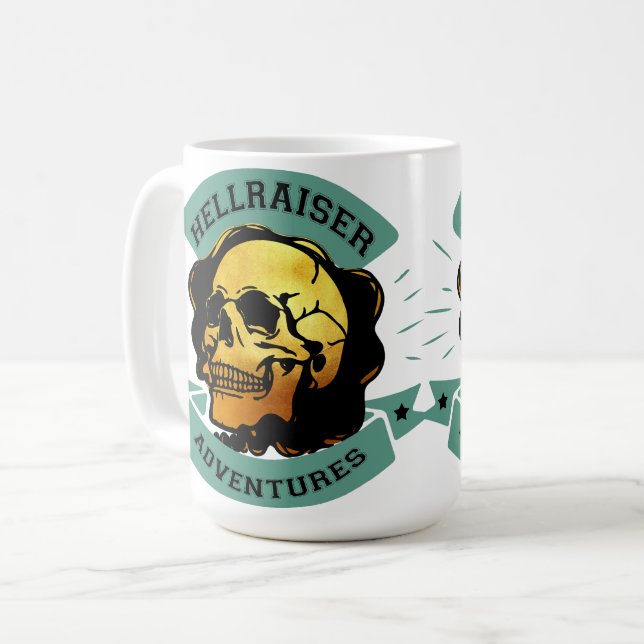 Gilded Skull Hellraiser Adventure Kaffeetasse (Vorderseite Links)