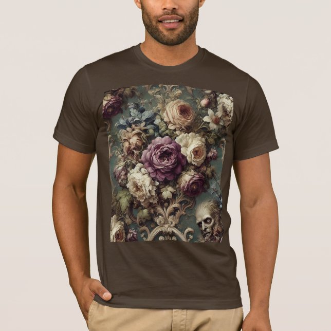 Gilded Unease – Gothic Wearable Art  T-Shirt (Vorderseite)