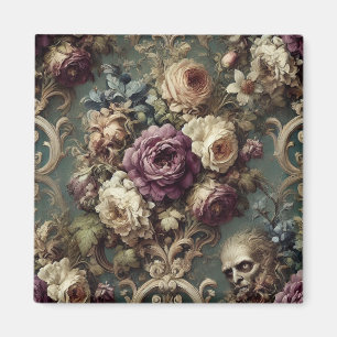 Gilded Unease - Gotisches Viktorianisches Blumende Magnet