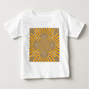 Gilded Zephyr: Eleganz in Golden Yellow & Chrome Baby T-shirt