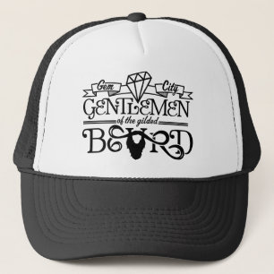 Gildenbart Schwarzes Logo - Hut Truckerkappe