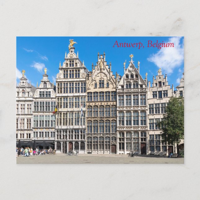 Gildenhäuser, Antwerpen, Belgien Postkarte (Vorderseite)